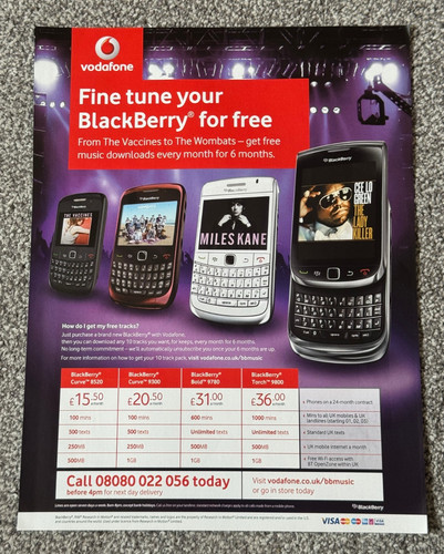 Rare 2011 magazine advert art - 2011,